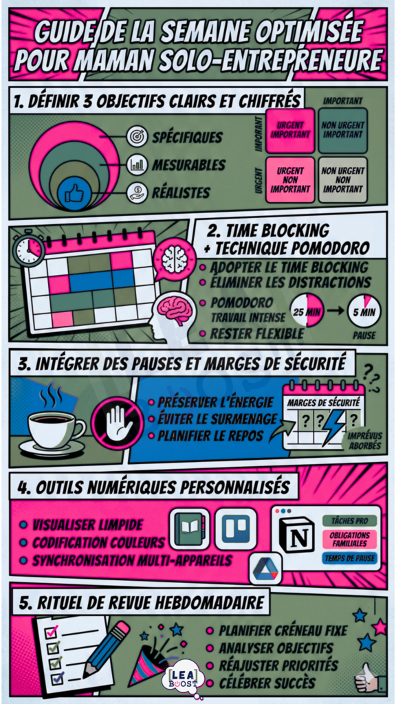 infographie guide organisation maman entrepreneure (1) infographie guide organisation maman entrepreneure (1)