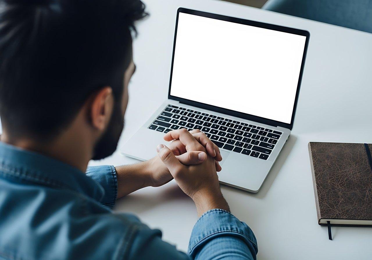 Mockup d'une landing page lead magnet efficace avec appel à l'action clair pour générer des leads.
